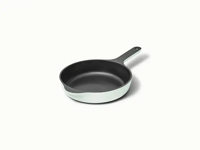 Enameled Cast Iron Mini Skillet - Light Mist - Hero