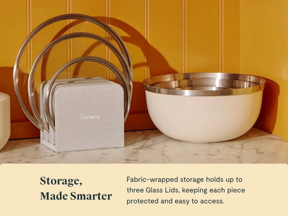 Mixing Bowls Lid Organizer - Storage