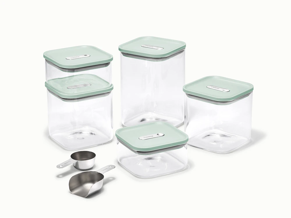Glass Airtight Container Set - Light Mist - Hero