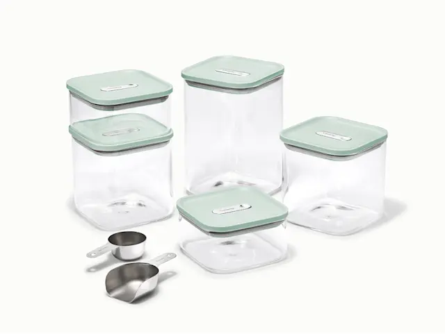 Glass Airtight Container Set - Light Mist - Hero