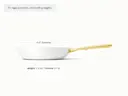 Fry Pan - White - Detail