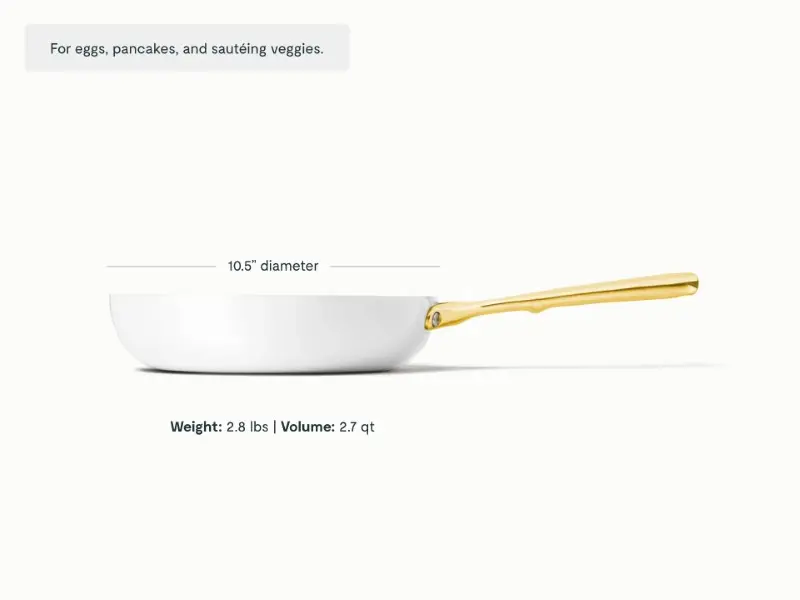 Fry Pan - White - Detail