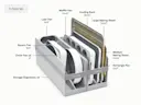 11 Piece Bakeware Set - White - Detail