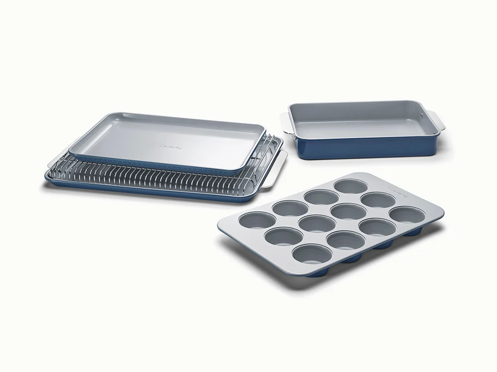 6 Piece Half Bakeware Set - Navy - Hero