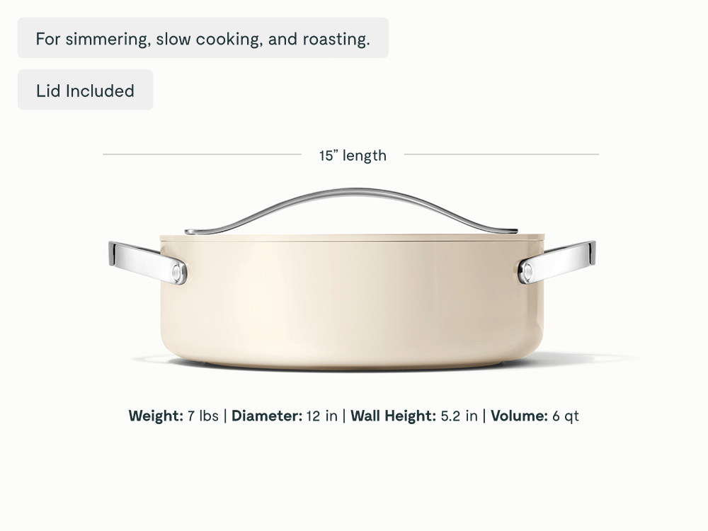 Caraway Ceramic Nonstick Rondeau - Thumbnail 4