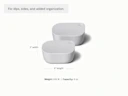 Mini Dash Containers - BPA Free Plastic - Detail