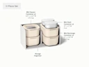 Mini Food Storage Set - Cream - Detail