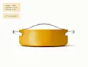 Ceramic Rondeau - Marigold - Side