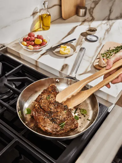 Stainless Steel Cookware - Fry Pan - Hover