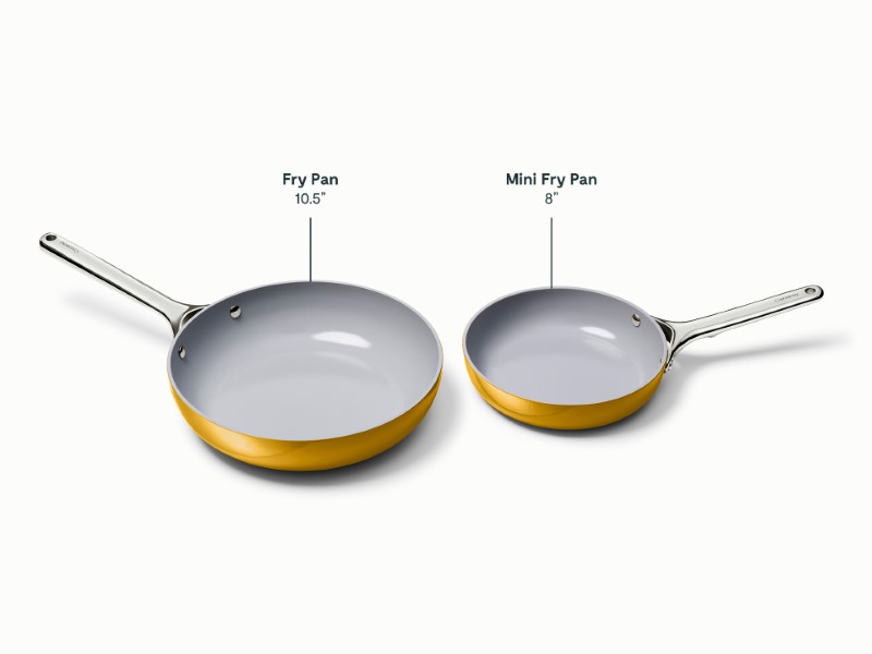 Fry Pan Duo - Marigold - Detail