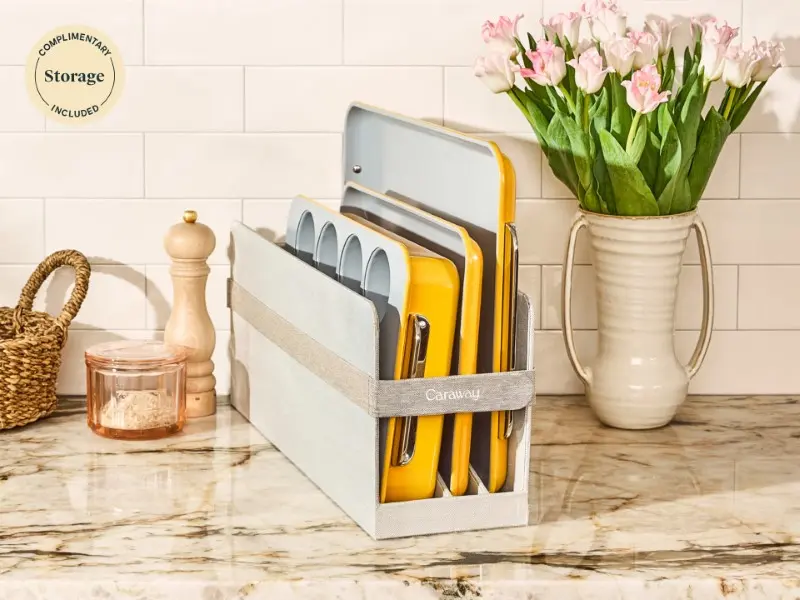 5 Piece Half Bakeware Set - Marigold - Complimentary Storage Included