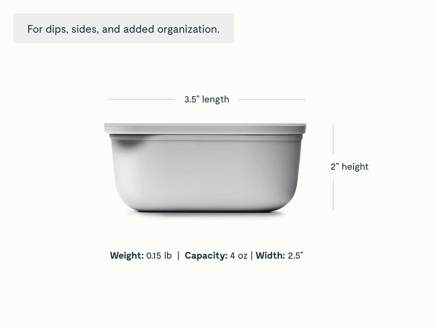 Mini Dash Container Set of 2 - Detail
