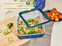 Large Storage Container - Navy - Free of BPA Plastics Microplastics and Forever Chemicals