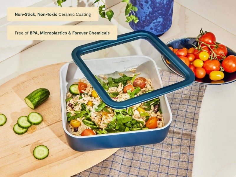 Large Storage Container - Navy - Free of BPA Plastics Microplastics and Forever Chemicals