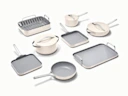Ceramic-Coated Cookware Bundle - Cream - Hero
