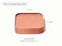 Spoon Rest Set of 2 - Perracotta - Detail