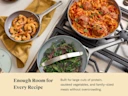 Ceramic Fry Pan - Tablescape Lifestyle - Enough Room for Every Recipe
