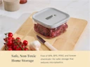 Small Glass Airtight Container - Gray - Counter Lifestyle