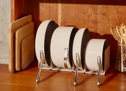 Ceramic Cookware Set with Glass Lids - Cream - Marketing Module - Desktop
