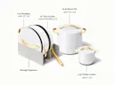 Ceramic Cookware+ Set - White - Detail