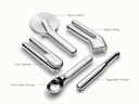 Kitchen Gadgets Set - Stainless Steel - Detail without Organizer