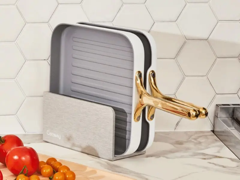 Squareware Set - White - Organizer on Counter