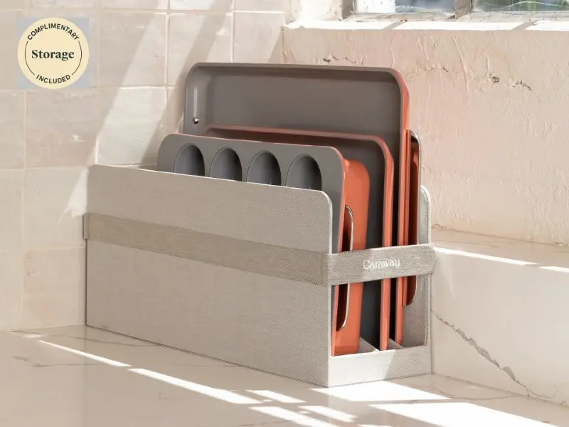 5 Piece Half Bakeware Set - Perracotta - Complimentary Storage Included