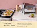 Ceramic Squareware Set - Gray - Stovetop Lifestyle