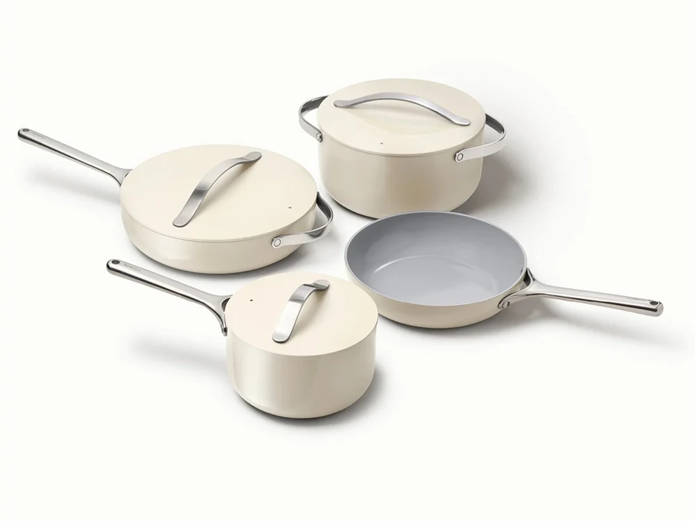 Caraway Nonstick Ceramic Cookware Set - Non toxic cookware