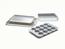6 Piece Half Bakeware Set - White - Hero