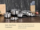 Cookware & Minis Set - Stainless Steel - Non-Toxic Lifestyle