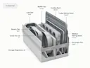 11 Piece Bakeware Set - Gray - Detail