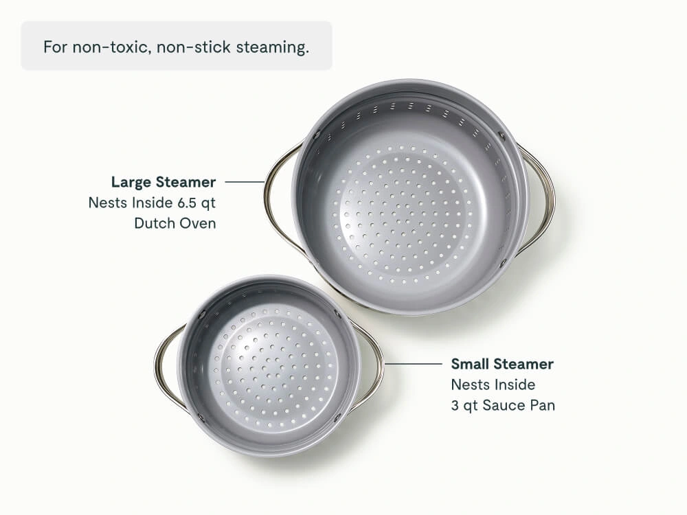 Steamer Duo - Stainless Steel - What s Included