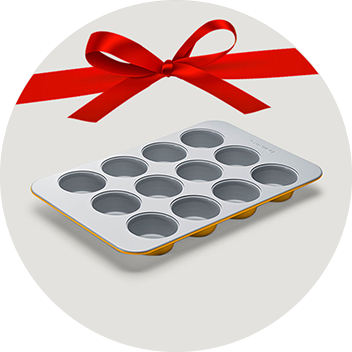 Muffin Pan - Marigold - In Gray Circle - Holiday.png