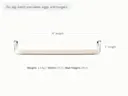 Ceramic Double Burner Griddle - Cream - Detail
