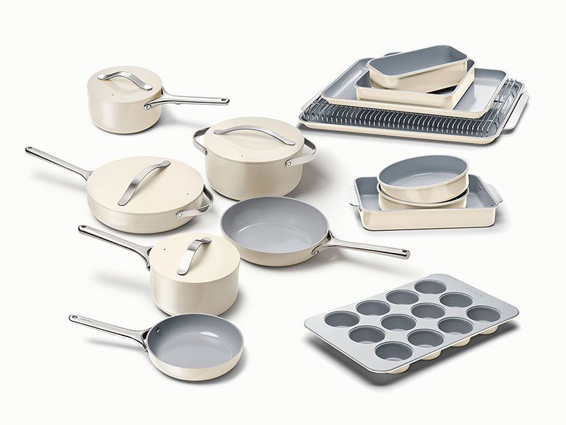 Ceramic Deluxe Cook & Bake Set - Cream - Hero