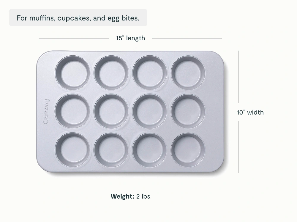 12 Cup Muffin Pan - Detail