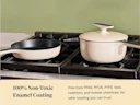 Enameled Cast Iron Mini Duo - Cream - Non-Toxic Enamel Coating