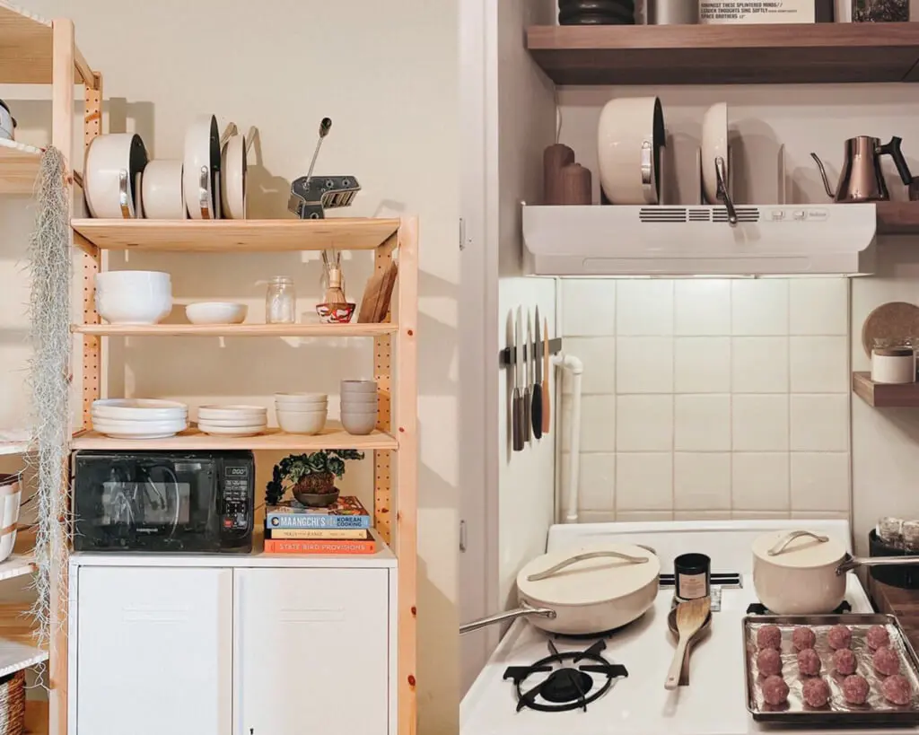 Ceramic Cookware Set - Cream - Kitchen Split Image