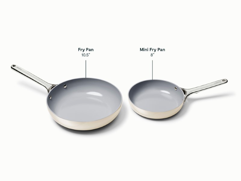 Fry Pan Duo - Cream - Detail