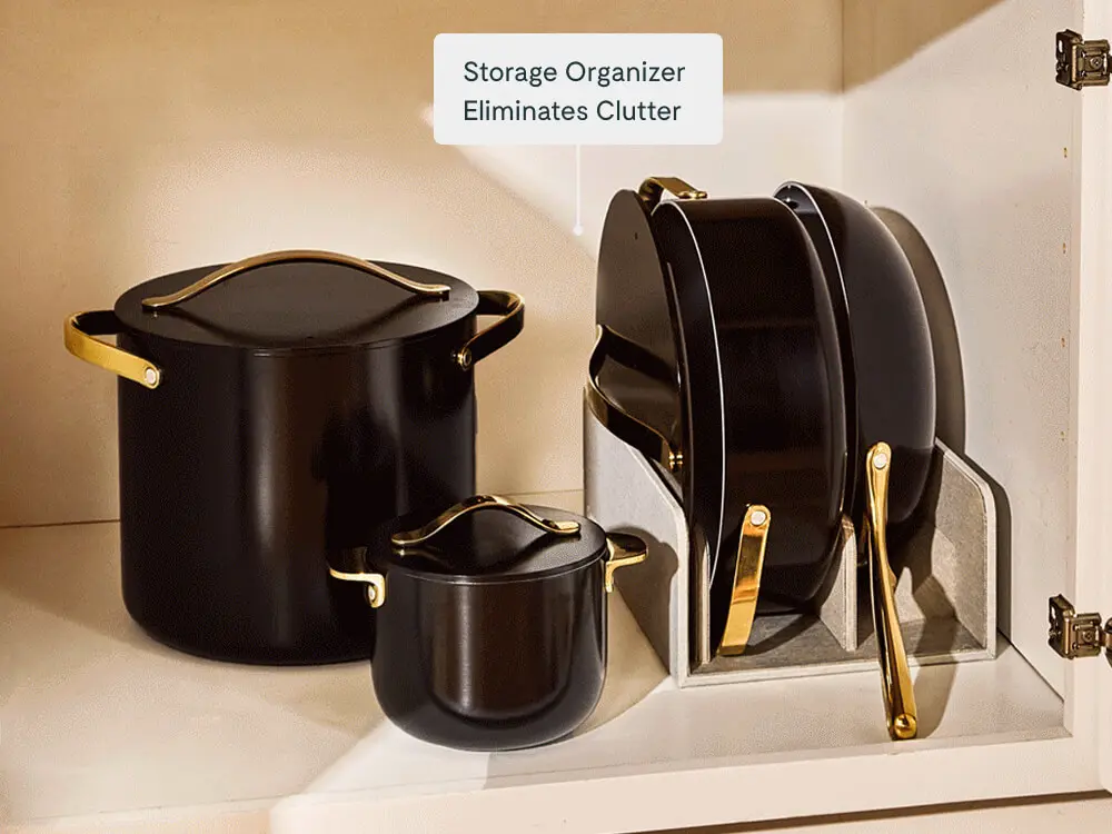 Ceramic Cookware+ Set - Black Iconics - Storage Organizer