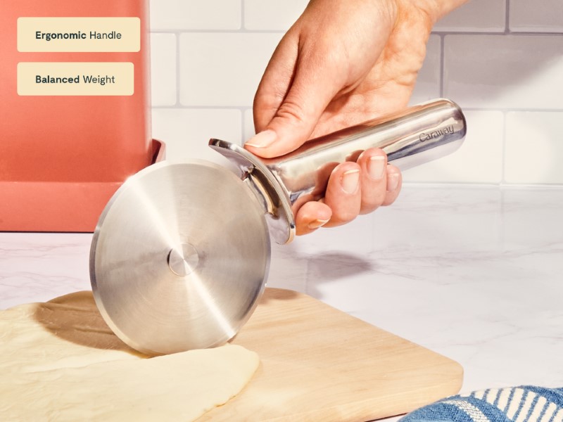 Pizza Cutter - Stainless Steel - Cuttting Dough