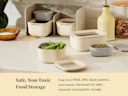 Mini Food Storage Set - Cream - Non-Toxic Lifestyle