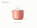 Ceramic Petite Cooker - Perracotta - Detail
