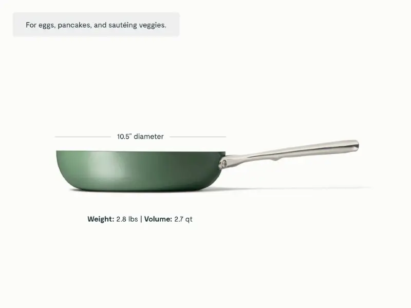Fry Pan - Sage - Detail