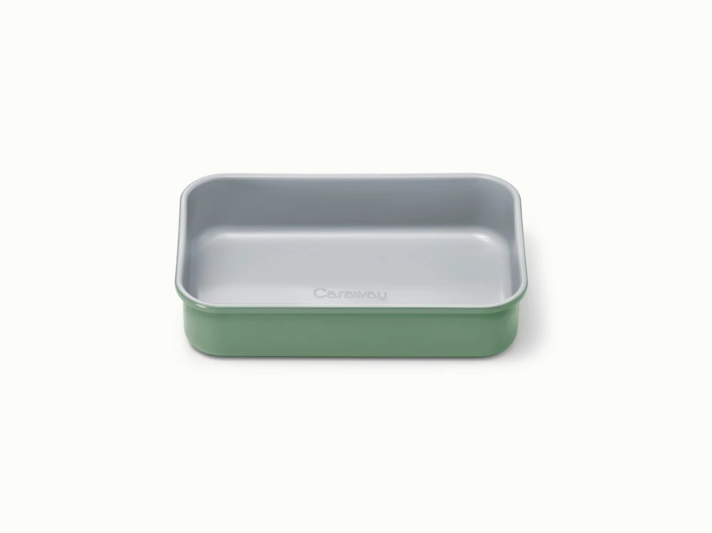 Small Rectangle Pan - Sage - Hero
