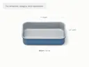 Small Rectangle Pan - Slate - Detail
