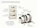 Ceramic Cookware Set - Cream - Detail