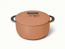Enameled Cast Iron Dutch Oven - Rust - Hero