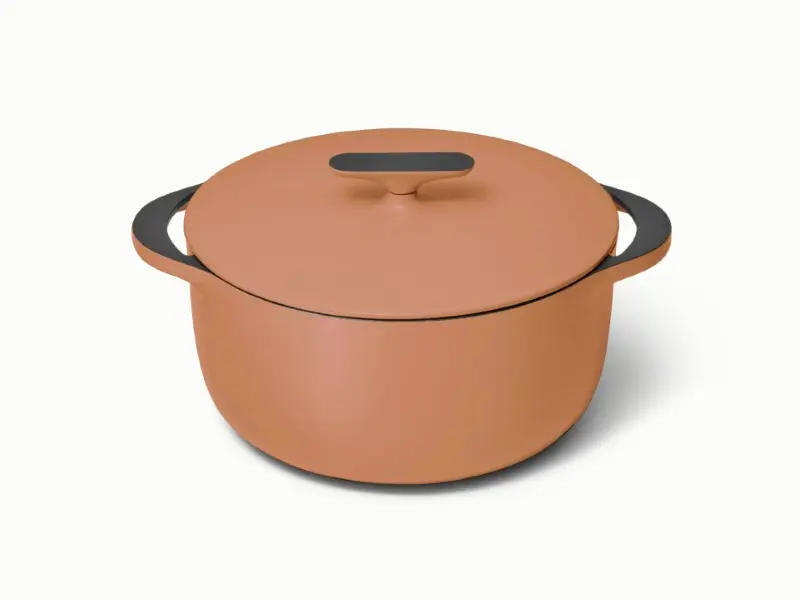 Enameled Cast Iron Dutch Oven - Rust - Hero